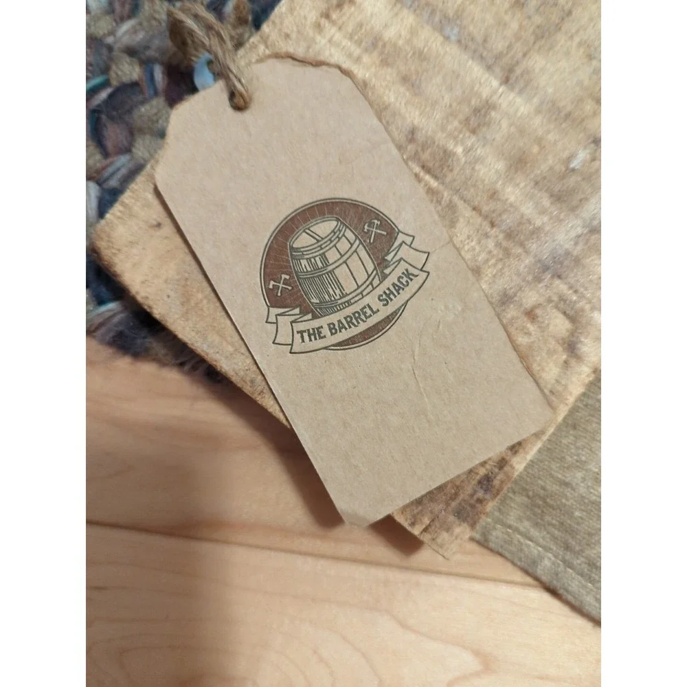 The Barrel Shack Wesson Wall Storage Decor Reclaimed Wood Military Canvas‎ 32x28